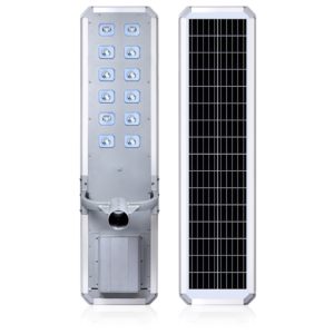 D2-80W Solar Lights Outdoor All in One Solar Street Light 60W 80W 100W Built in Lithium Iron Battery