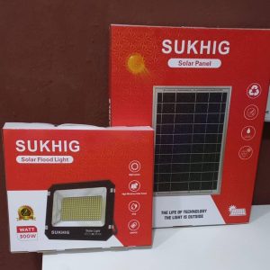 SUKHIG 300W Solar Flood Light